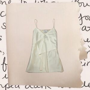 sleeveless silk v neck blouse